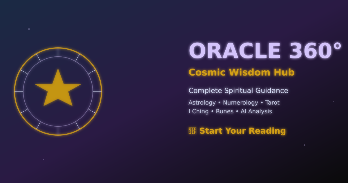 ORACLE 360° - Cosmic Wisdom - Farcaster Mini Apps